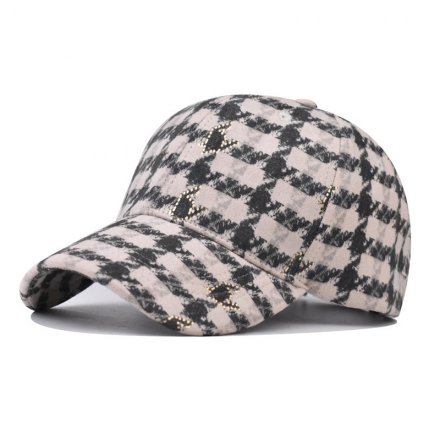 Cap - Gårda Checkered (grijs)