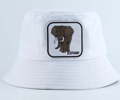 Hoeden - Gårda Elephant Bucket Hat (wit)