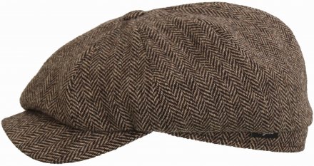 Flat cap - Wigéns Classic Newsboy Cap (bruin)