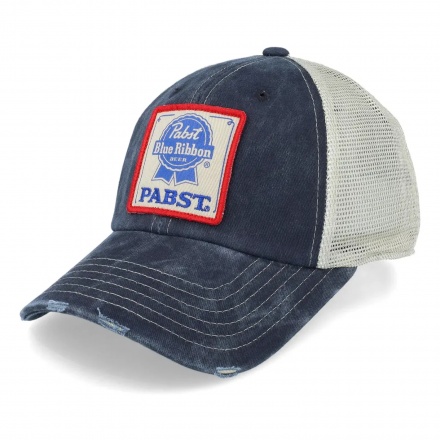 Kap - American Needle PABST Orville Trucker (blauw/gebroken wit)