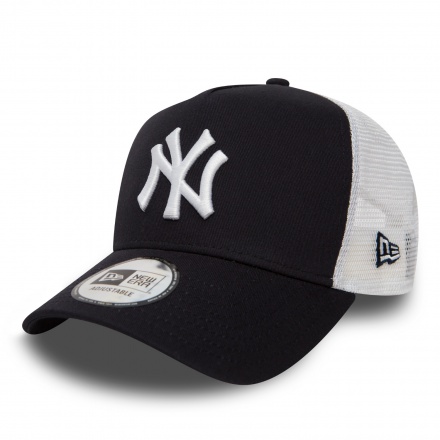 Kap - New Era New York Yankees 9FORTY Trucker (marineblauw/wit)