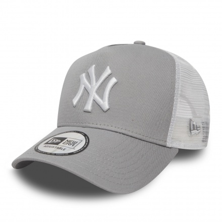 Kap - New Era New York Yankees 9FORTY Trucker (grijs/wit)