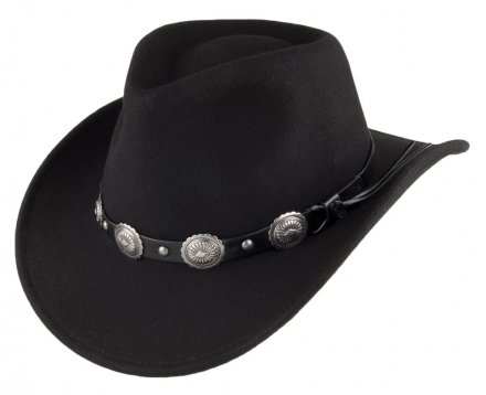 Hoeden - Jaxon Hats Tombstone Cowboy Hat (zwart)