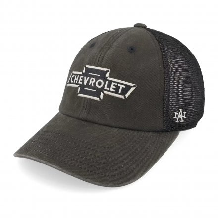 Cap - American Needle Chevrolet Chevy Raglan Bones (zwart)