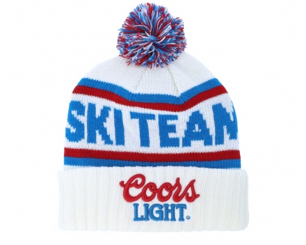 Muts - American Needle Coors Light Pillow Line Knit (wit)
