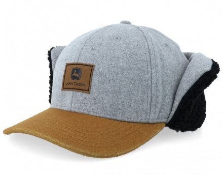 Kap - John Deere Winter Cap (grijs/beige/zwart)
