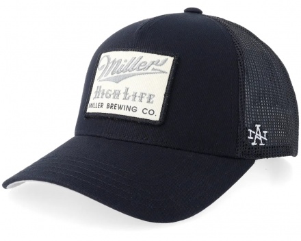 Kap - American Needle Miller High Life Trucker (zwart)
