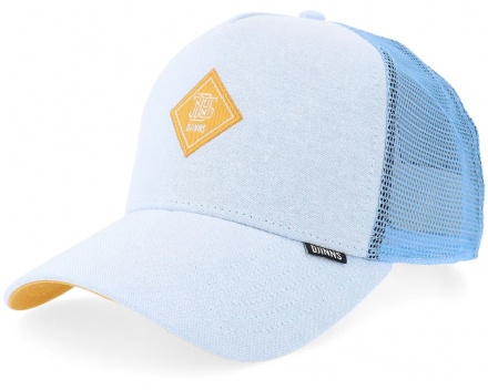 Kap - Djinns HFT OxfordContra Trucker (lichtblauw/geel)