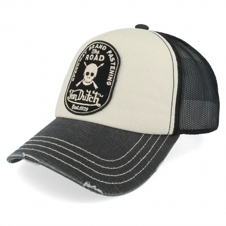 Kap - Von Dutch Speedway Brand Fastening Trucker (offwhite/zwart)