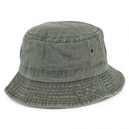 Hoeden - Cotton Bucket Hat (olijfgroen)