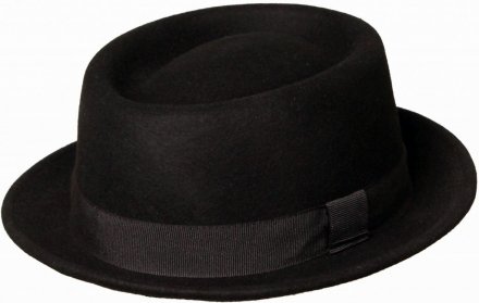 Hoeden - Gårda Asolo Pork Pie Wool Hat (zwart)