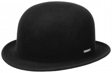 Hoeden - Stetson Classic Unisex Bowler Wool Hat (zwart)
