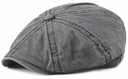 Flat cap - Gårda
Bowes Cotton Newsboy Cap (grijs)