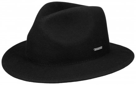 Hoeden - Stetson Adamo Traveller Woolfelt (zwart)