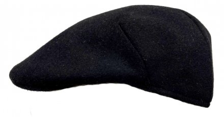 Flat cap - Gårda Corleone Wool (zwart)