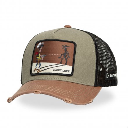 Kap - Capslab Lucky Luke Trucker (bruin/grijs)