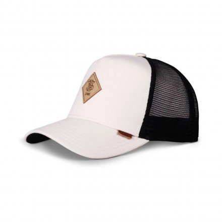 Kap - Djinns HFT Cotton Knit Trucker (offwhite/zwart)