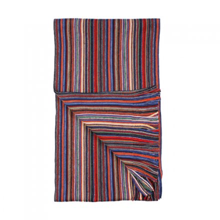 Sjaals - Amanda Christensen Wool Scarf Stripe (Multi)