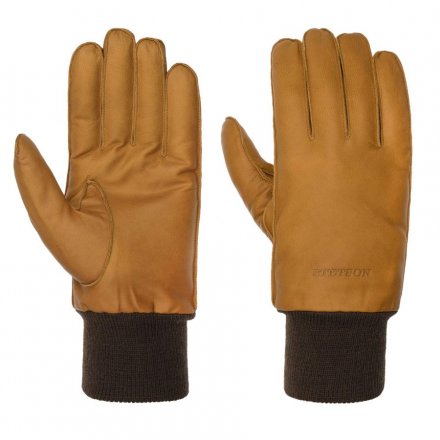 Handschoenen - Stetson Men's Goat Leather Gloves (bruin)