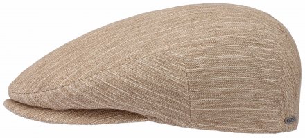 Flat cap - Stetson Kent Cotton/Linen (beige)