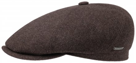 Flat cap - Stetson Gaines Wool/Cashmere (bruin)