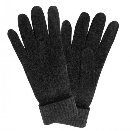 Handschoenen - HK Ladies Knitted Glove Wool/Angora (Zwart)