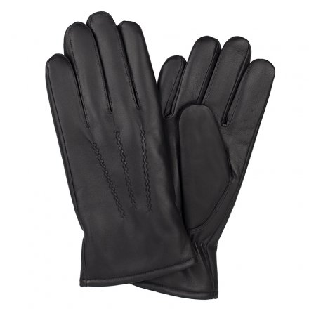 Handschoenen - HK Men's Leather Glove with Fleece Lining (Zwart)