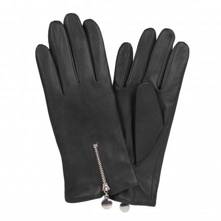 Handschoenen - HK Women's Hairsheep Leather Zip Glove with Wool Lining (Zwart)