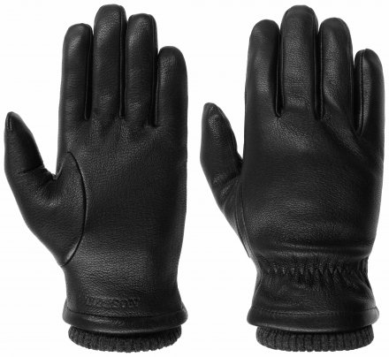 Handschoenen - Stetson Men's Goat Nappa Gloves (zwart)