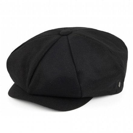 Flat cap - Jaxon Big Apple Cap (zwart)