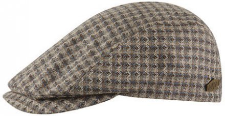 Flat cap - MJM Daffy Silk (bruin pattern)