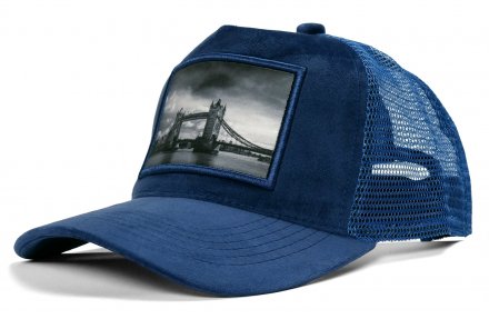Caps - Gårda Velvet Trucker London Bridge (blauw)