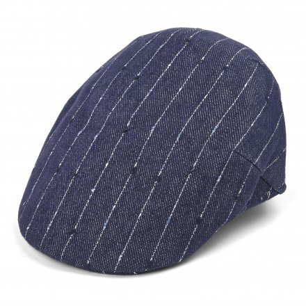 Flat cap - Gårda Pomonte Linen Mix Flat Cap (blauw)