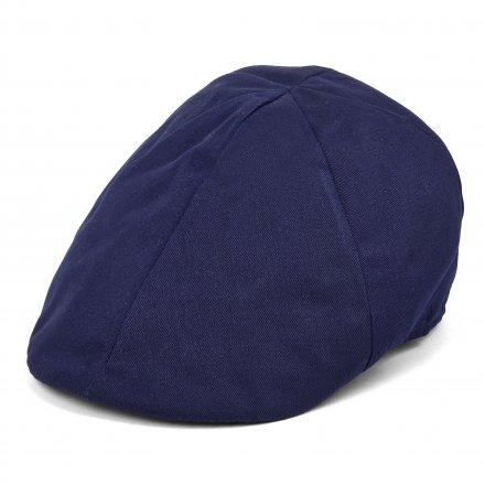 Flat cap - Gårda Vico Cotton Flat Cap (marineblauw)