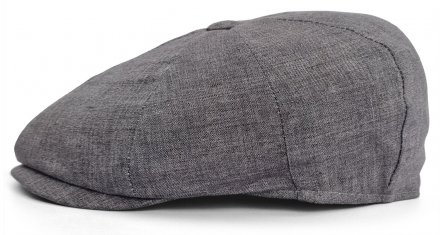 Flat cap - Gårda Palizzi Marina Linen Newsboy Cap (grijs)