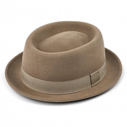 Hoeden - Gårda Asolo Pork Pie Wool Hat (beige)