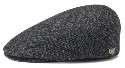 Flat cap - Brixton Hooligan (grijs-zwart)