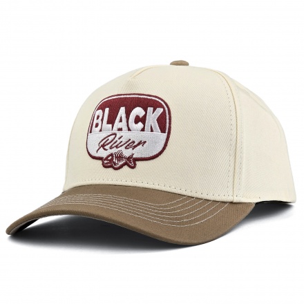 Kap - Black River Charleston Cotton Snapback (gebroken wit/khaki)