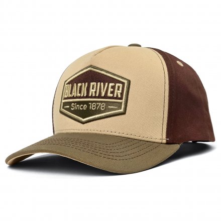 Kap - Black River Timber Trucker (beige/groen)