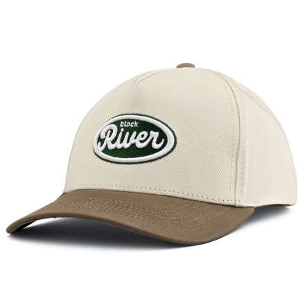 Kap - Black River Waco Cotton Snapback (gebroken wit/khaki)