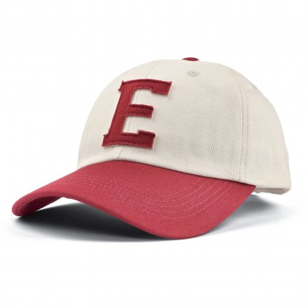 Kap - Gårda Letter Cap 'E' (wit/rood)