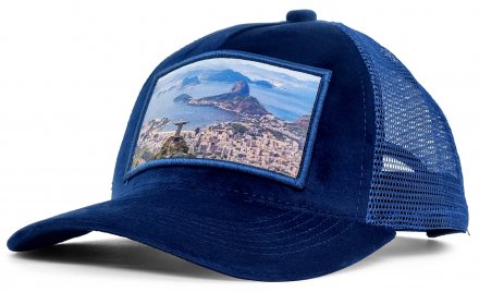 Caps - Gårda Velvet Trucker Rio De Janeiro (blauw)
