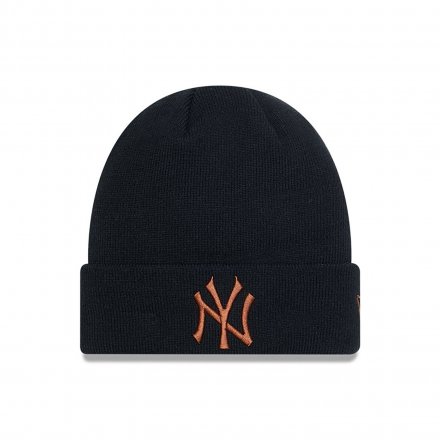 Muts - New Era New Cuff Knit Beanie New York Yankees (Zwart)