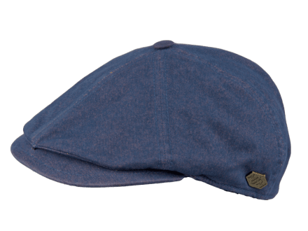 Flat cap - MJM Rebel Cotton (blauw)