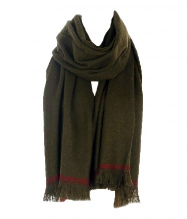Sjaals - Gårda Women's Frayed Wrap (Groen)