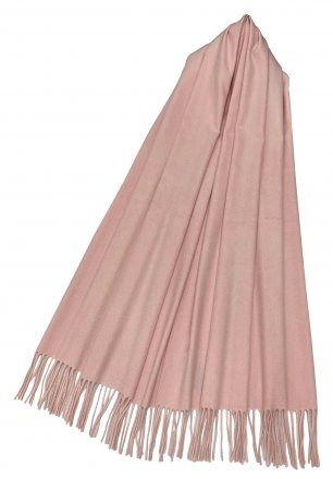 Sjaals - Gårda Soft Wool Blanket Wrap Scarf (Soft Pink)