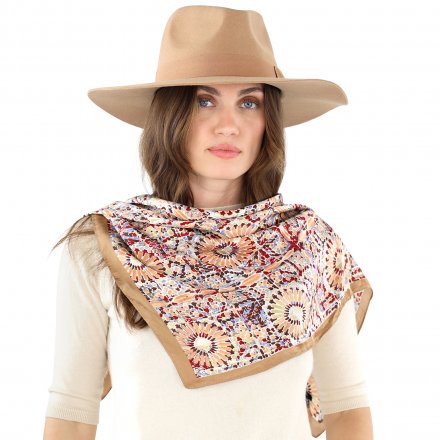 Sjaaltje - Gårda Bizerte Satin Scarf (beige/multi)