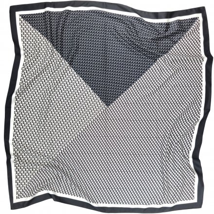 Sjaaltje - Gårda Narbonne Satin Scarf (zwart/wit)