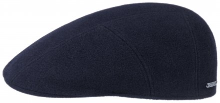 Flat cap - Stetson Andover Wool/Cashmere (blauw)