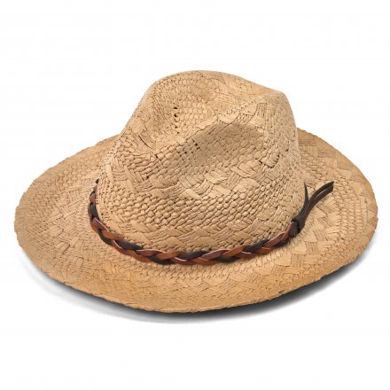 Stro hoed - Gårda Vezzani Fedora (natuur)